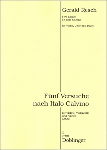 [37-00221] Fünf Versuche über Italo Calvino