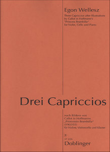 [37-00224] 3 Capriccios nach Bildern von Callot in Hoffmanns "Prinzessin Brambilla"