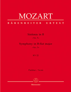 [141085] Sinfonie Nr. 5 B-Dur KV 22