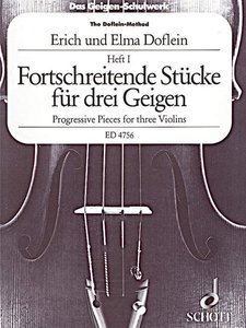 [54516] Fortschreitende Stücke für drei Geigen Band 1