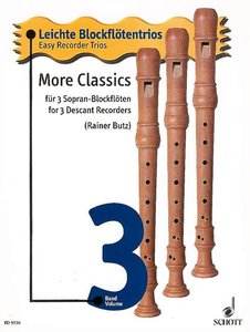 [55013] More Classics - Leichte Blockflötentrios