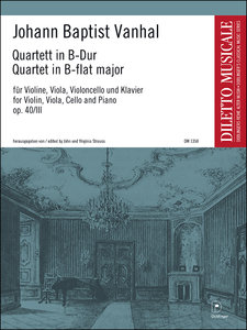 [DM-01350] Klavierquartett Nr. 3 B-Dur op. 40 / 3
