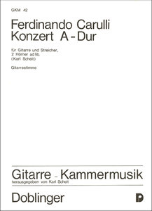 [GKM-00042-ST] Concerto A-Dur