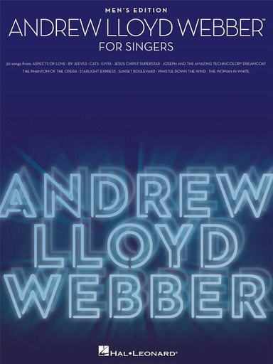 [226261] Andrew Lloyd Webber for Singers - Men's Edition
