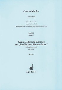 [120367] 9 Lieder und Gesänge aus Des Knaben Wunderhorn Kritische Gesamtausgabe Band XIII/2a