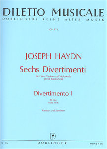 [DM-00871] 6 Divertimenti: Divertimento I D-Dur Hob. IV:6