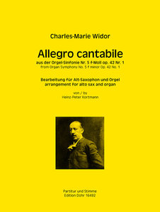[325192] Allegro cantabile aus der "Orgel-Sinfonie Nr. 5 f-moll" op. 42/1
