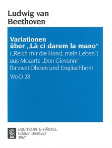 [1508] Variationen über Reich mir die Hand, mein Leben (La ci darem la mano) aus Mozarts Don Giovanni WoO 28