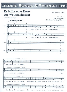 [91725] Es blüht eine Rose zur Weihnachtszeit