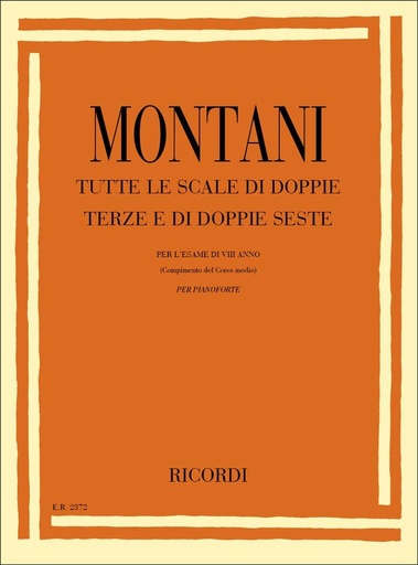 [177556] Tutte le Scale di doppie terze e di doppie seste per l'esame di VIII anno