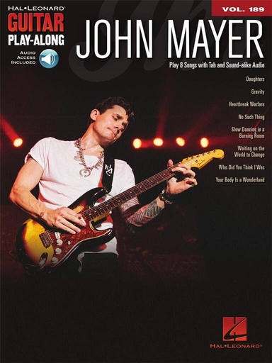 [295984] John Mayer - Guitar Play-Along Vol. 189