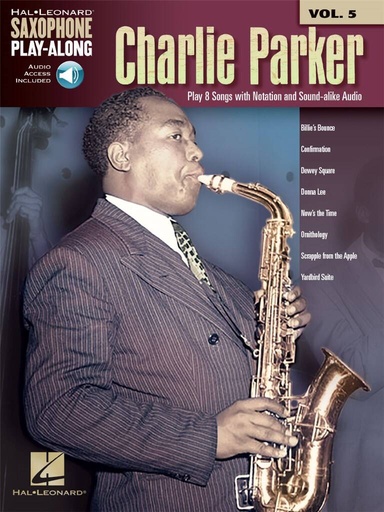 [296237] Charlie Parker - Saxophone Play-Along Vol. 5