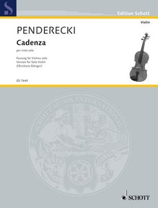 [82770] Cadenza per Violin solo