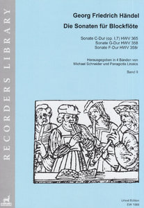 [321441] Die Sonaten für Blockflöte Band 2 (HWV 365, 577, 358, 571)